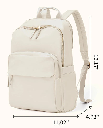 Uni Rucksack mit Laptopfach – Beige