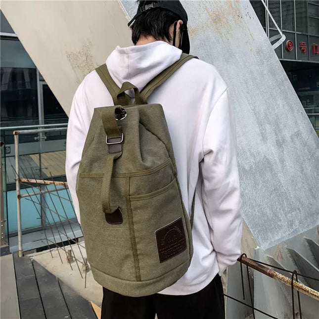 Robuster Canvas Rucksack für Herren