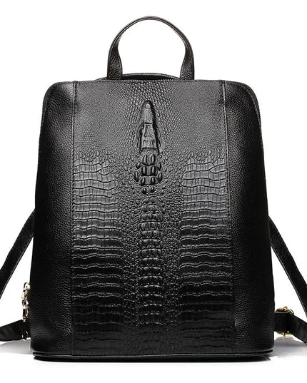 Damen Rucksack aus Leder für A4 & Laptop