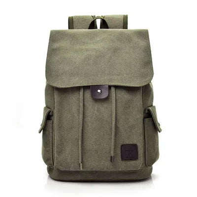 Schulrucksack Canvas 20-35L Army Green