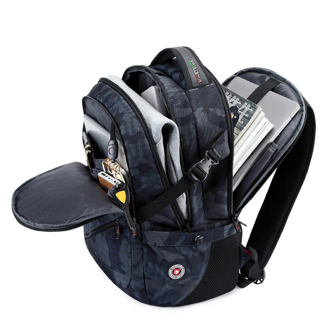 Laptop Rucksack 17 Zoll Schwarz 20L