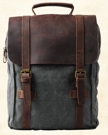 Canvas Rucksack mit Laptopfach 20-35 Liter