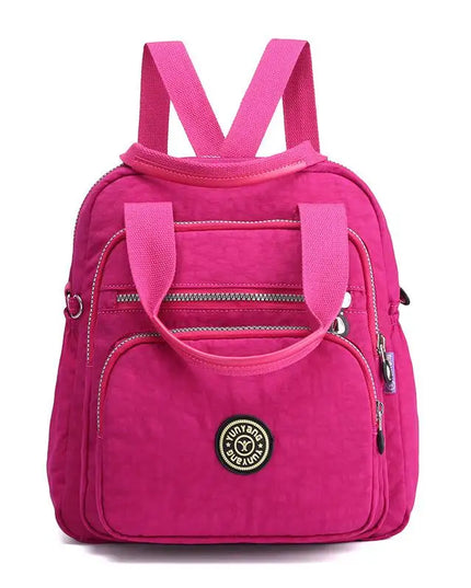 Laptop Rucksack 20-35L Rot für Uni & Büro