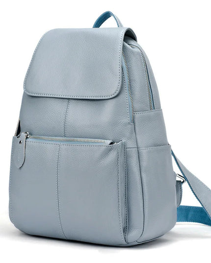 Damen Rucksack aus Leder, Anti-Diebstahl