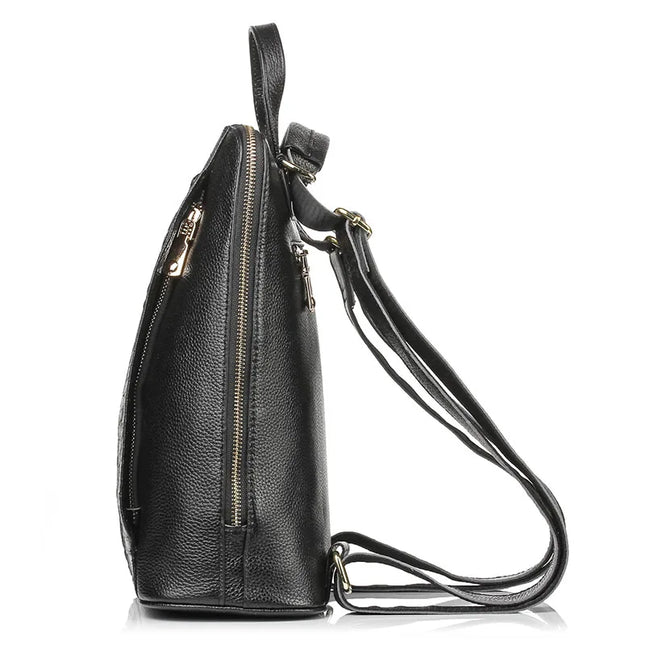 Damen Rucksack aus Leder für A4 & Laptop