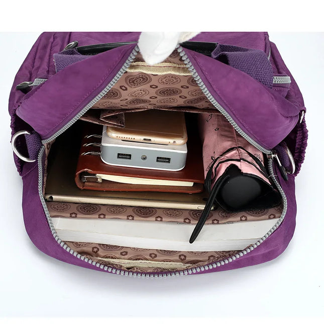 Laptop Rucksack 20-35L Rot für Uni & Büro