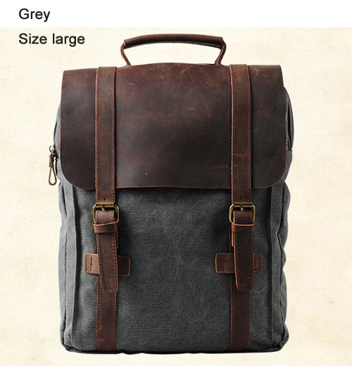 Herren Rucksack Vintage Canvas – 20-35L