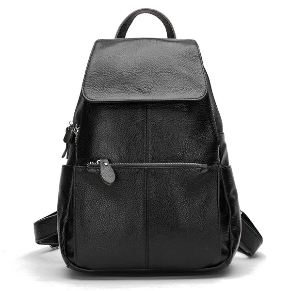 Damen Rucksack aus Leder, Anti-Diebstahl