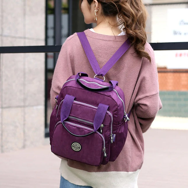 Laptop Rucksack 20-35L Blau für Uni & Arbeit