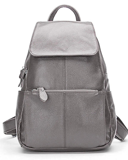 Damen Rucksack aus Leder, Anti-Diebstahl