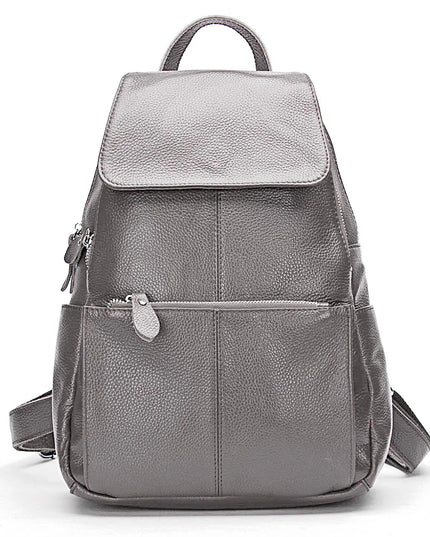 Damen Rucksack aus Leder, Anti-Diebstahl