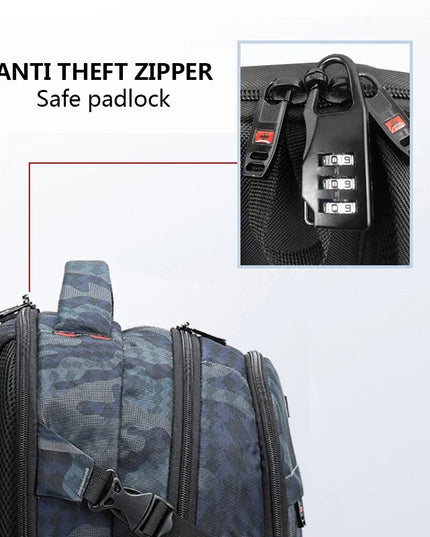 Laptop Rucksack 17 Zoll mit USB-Anschluss