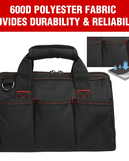 Werkzeugtasche 600D Polyester Schwarz