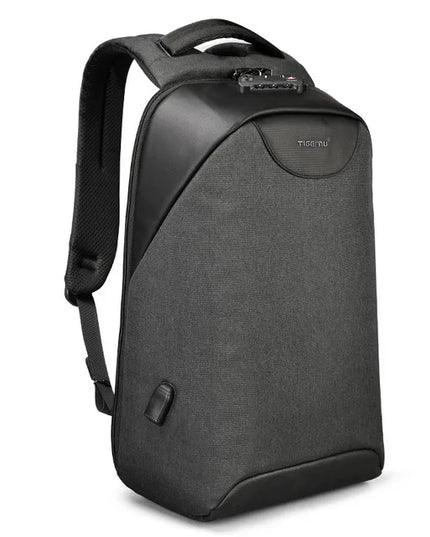 Anti-Diebstahl Laptop Rucksack Schwarz