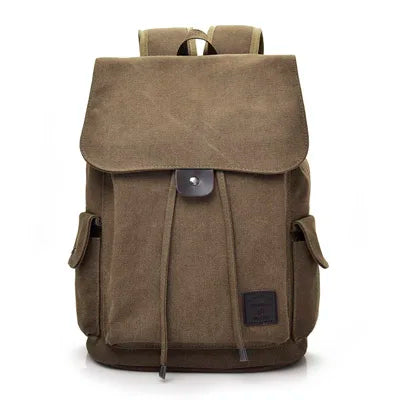 Schulrucksack Canvas 20-35L Braun