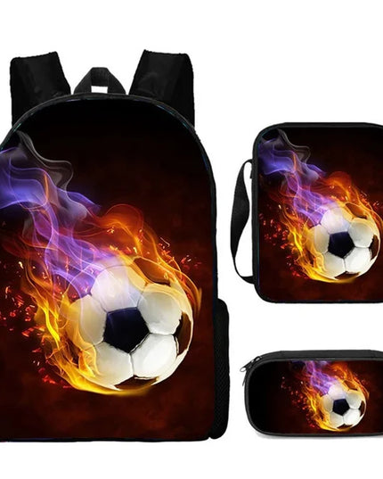 Schulrucksack Fußball Design fxbb-01