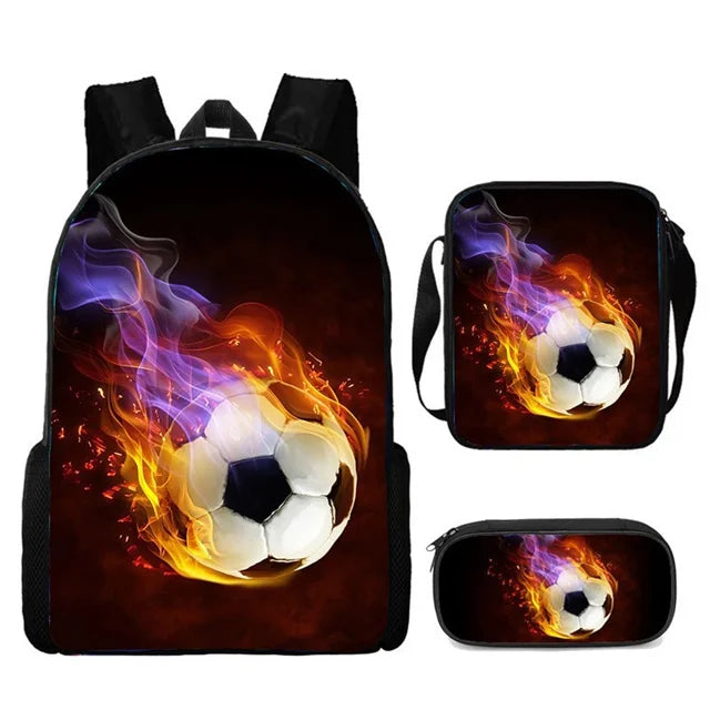 Schulrucksack Fußball Design fxbb-01