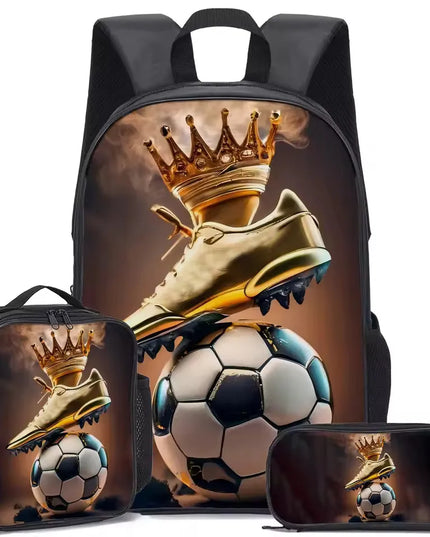 Schulrucksack Fußball Design fxbb-09
