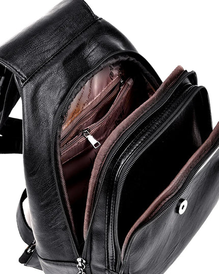 Damen Rucksack aus Leder für Alltag & Uni