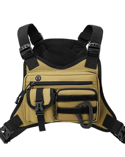 Brusttasche für Alltag & Arbeit, Khaki