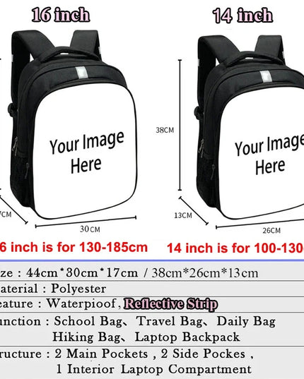Laptop Rucksack 14/16 Zoll mit