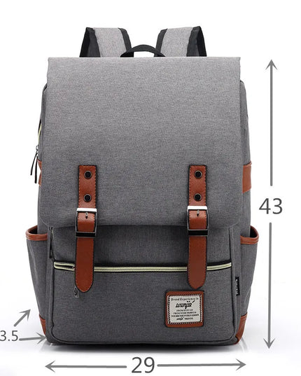 Arbeitsrucksack Canvas Dunkelblau 16 Zoll