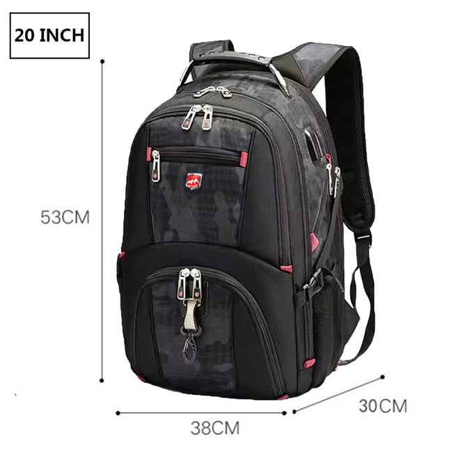 Laptop Rucksack mit USB-Anschluss 20 Zoll