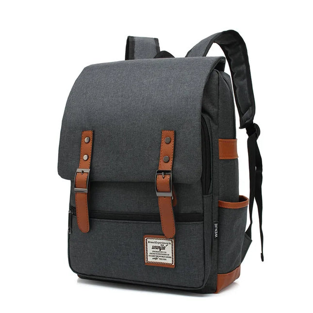 Laptop Rucksack 16 Zoll – Tiefgrau Canvas