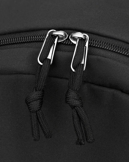 Schulrucksack Oxford Stoff Schwarz 15 Zoll