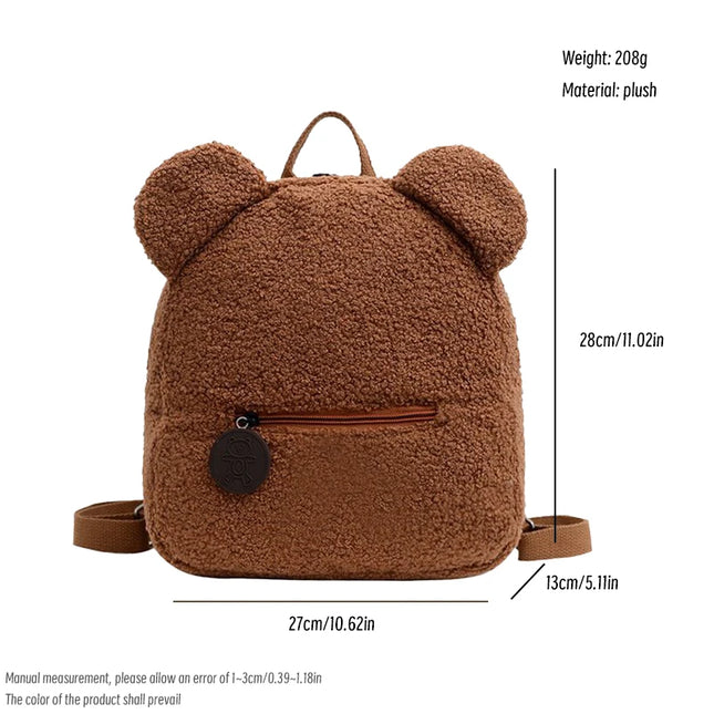 Schulrucksack Plüsch Tierohren – Klein & Süß