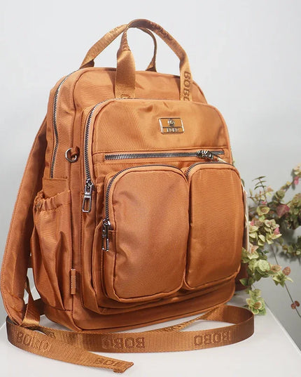 Schulrucksack mit grossem Laptopfach Orange