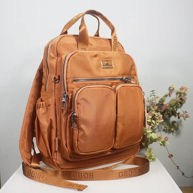 Schulrucksack mit grossem Laptopfach Orange