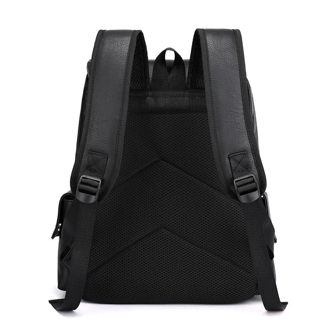 Herren Laptop Rucksack 20-35L Schwarz