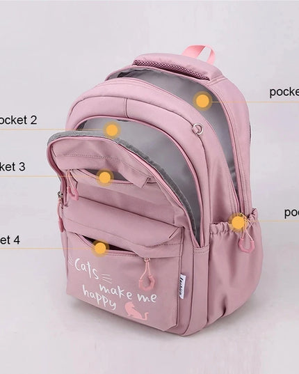 Schulrucksack für Mädchen Blau