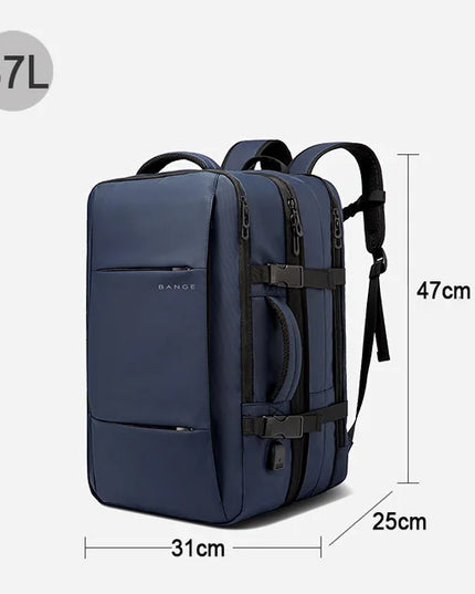 Laptop Rucksack erweiterbar 17,3 Zoll