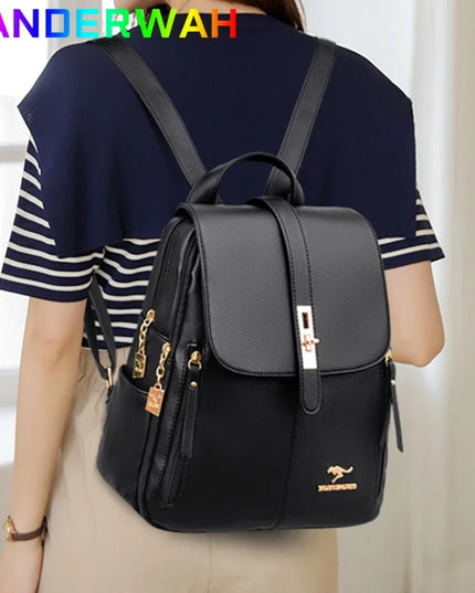 Leder Rucksack Damen unter 20 Liter