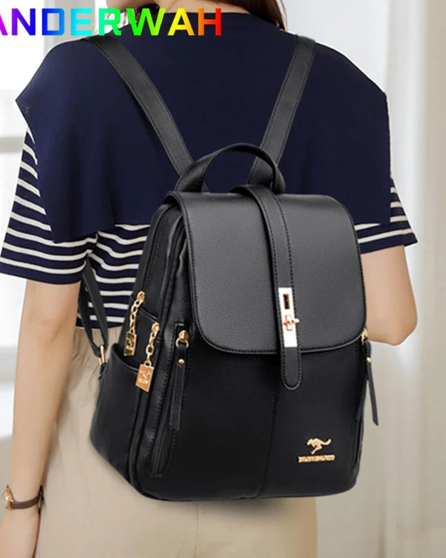 Leder Rucksack Damen unter 20 Liter