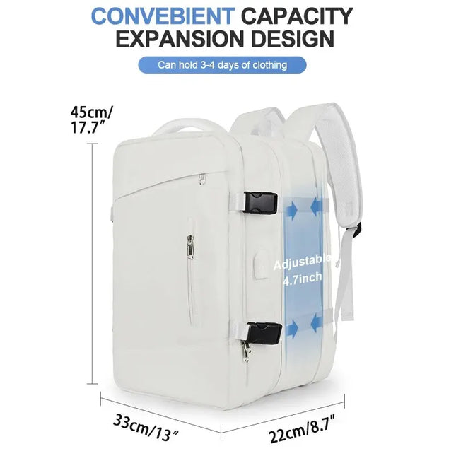 Reise Rucksack mit USB-Anschluss 40L