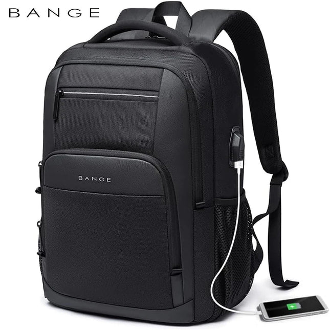 Laptop Rucksack mit USB-Port Grau