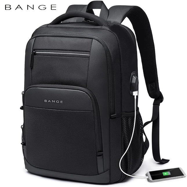 Laptop Rucksack mit USB-Port Grau