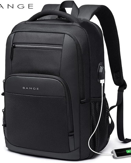 Laptop Rucksack mit USB-Port Schwarz