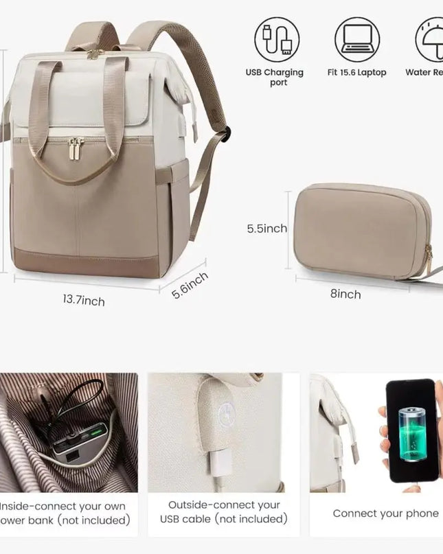 Laptop Rucksack 36-55L mit Laptopfach