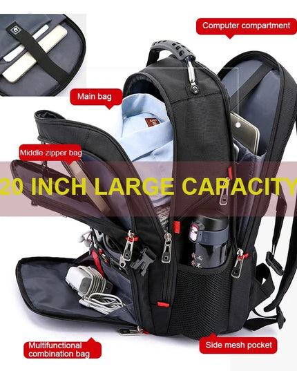 Laptop Rucksack mit USB-Anschluss 20 Zoll