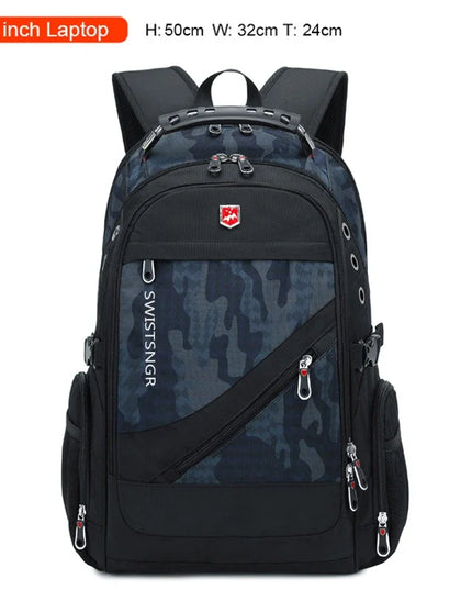 Laptop Rucksack 20 Zoll - Camouflage Grau