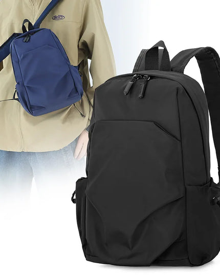 Mini Schulrucksack Herren Schwarz/Blau