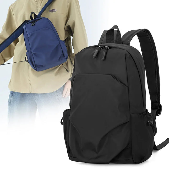 Mini Schulrucksack Herren Schwarz/Blau