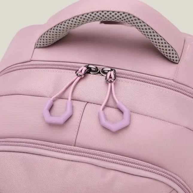 Leichter Schulrucksack mit Ergonomie rosa