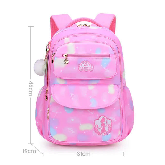 Schulrucksack fuer Maedchen Pink