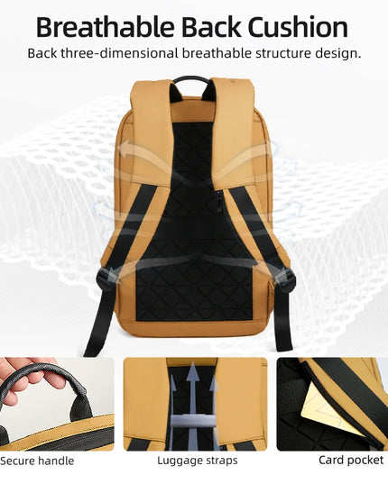 Business Laptop Rucksack 15,6 Zoll Gelb