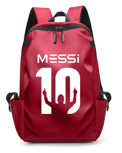 Schulrucksack Unisex mit USB-Anschluss Rot